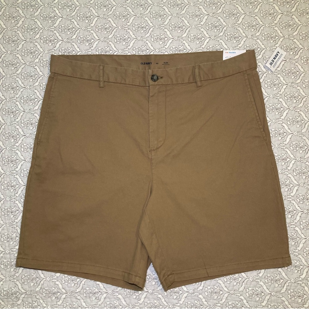 Old Navy Tan Men's Flat Front Shorts
